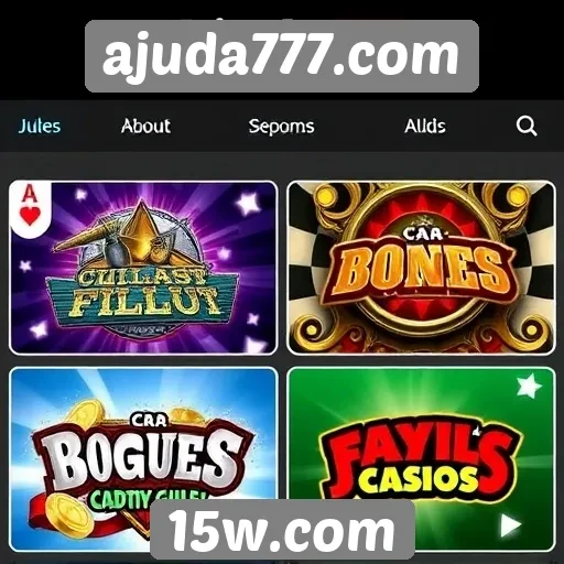 Avaliação dos jogos disponíveis em ajuda777.com