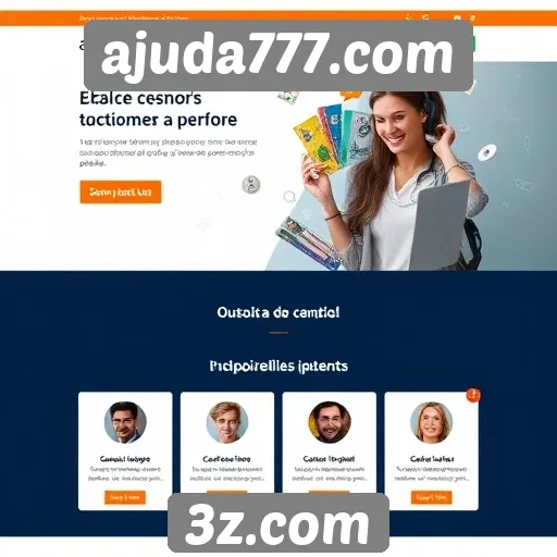 experiência de usuário no site ajuda777.com é intuitiva